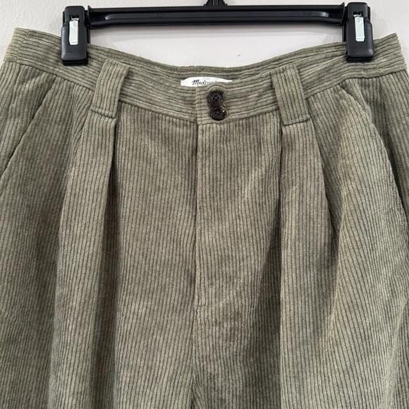 Madewell corduroy high-rise tapered grandmacore trouser pants - Picture 4 of 8